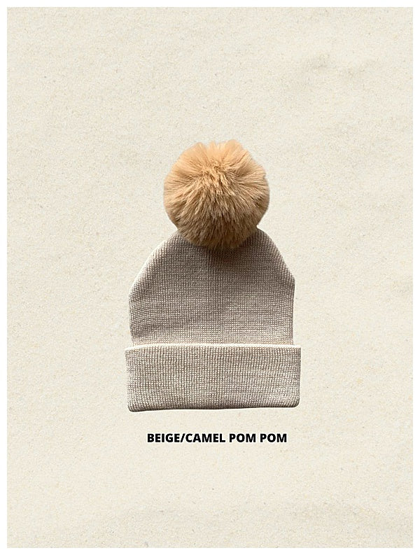 Beanie - Single Pom Pom